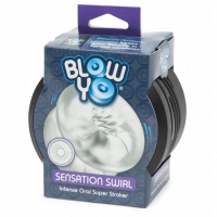    BlowYo Sensation Swirl Textured Blowjob Stroker -  Sex-shop 